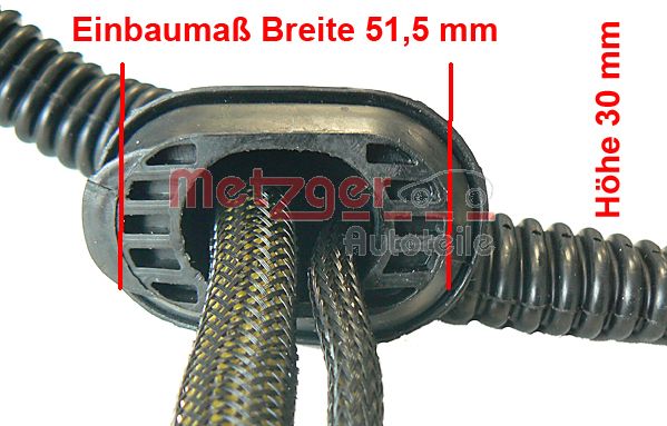 METZGER 2320062 Kabelreparatursatz, Heckklappe